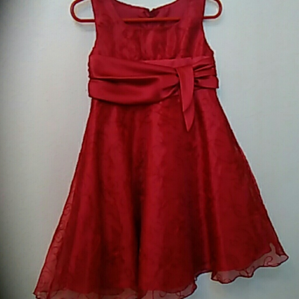 Girls Formal Red Dress